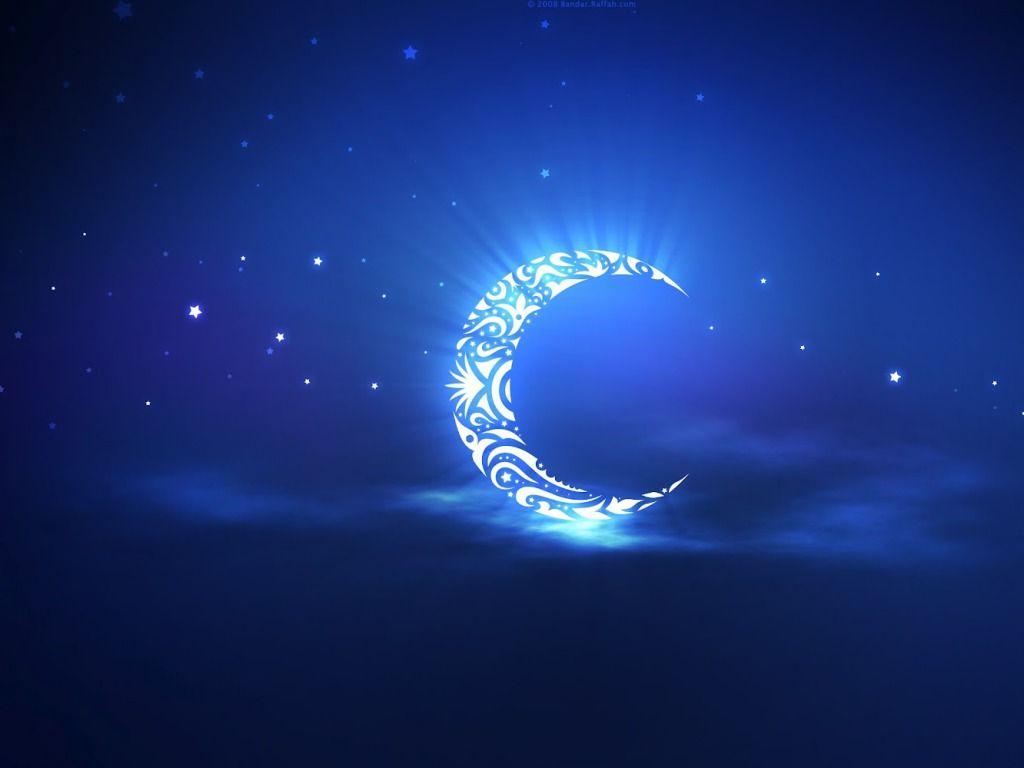 1024x768 Islamic Moon