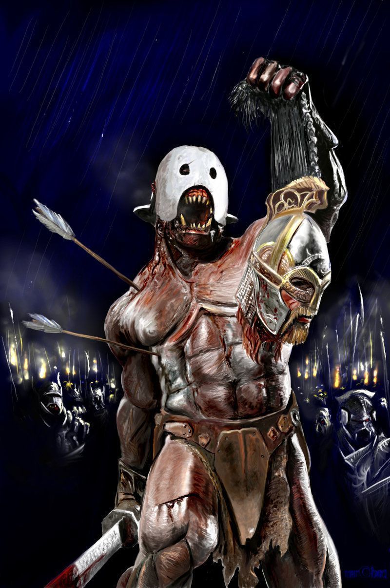 800x1206 URUK berserker. Hobbit, Seigneur des anneaux, Tolkien