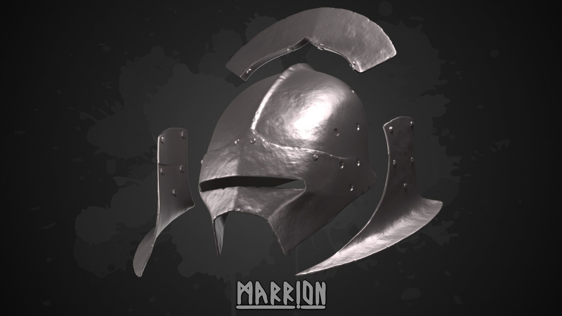 1920x1080 Uruk Hai Helmet LOTR 3D Print Model