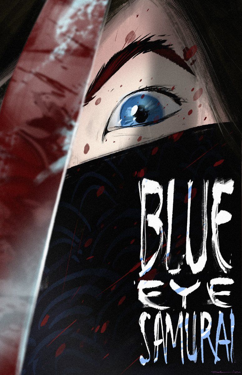 776x1199 Ryan O'Loughlin on X: BLUE EYE SAMURAI now streaming on Netflix watch it! Here's some early concept art before the characters had been designed. #BlueEyeSamurai / X