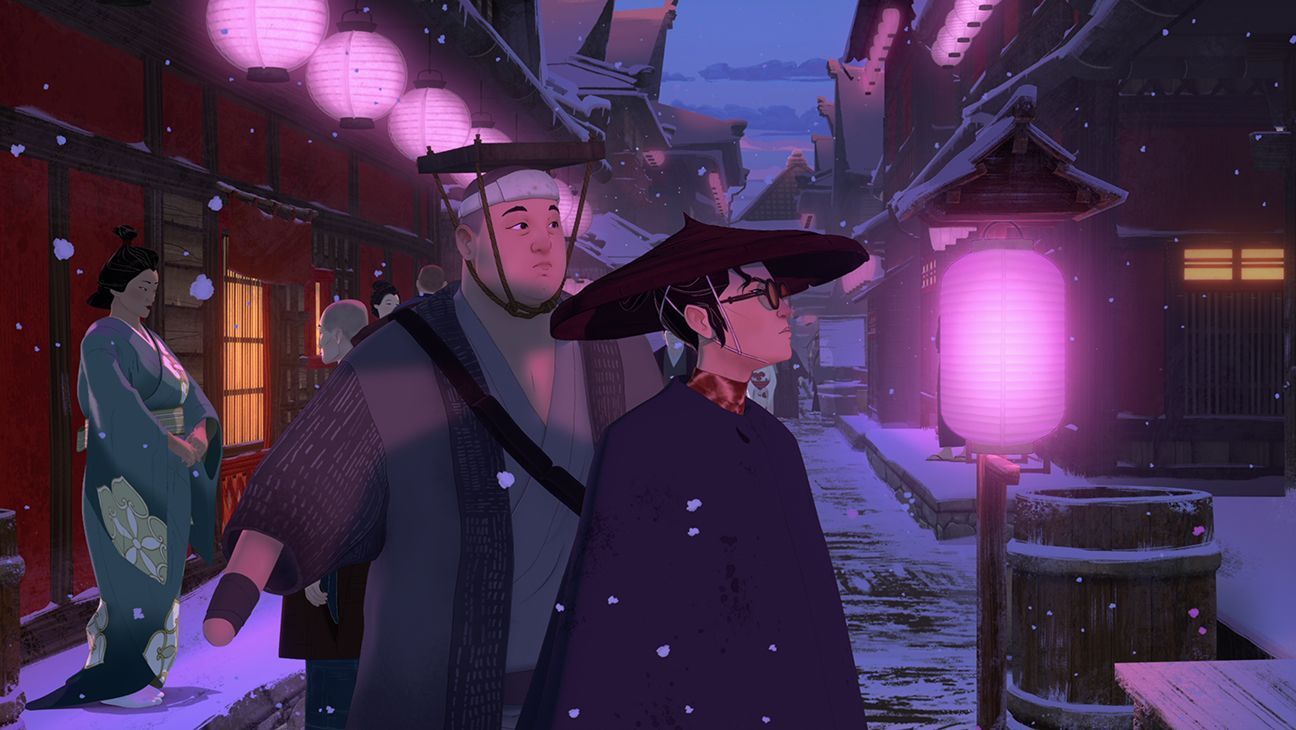 1296x730 Blue Eye Samurai's Michael Green, Amber Noizumi on Their Biracial Hero