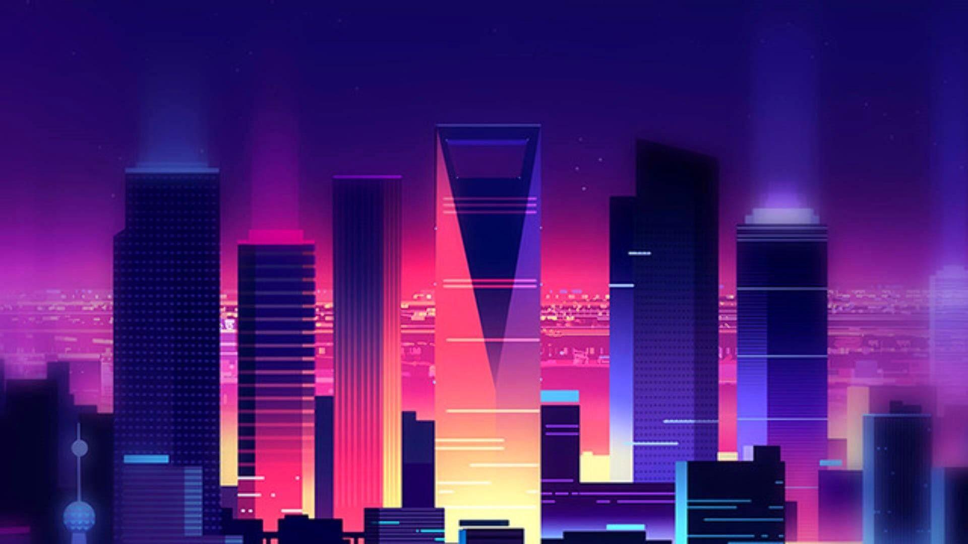 Synthwave City Wallpapers - Top Free Synthwave City Backgrounds