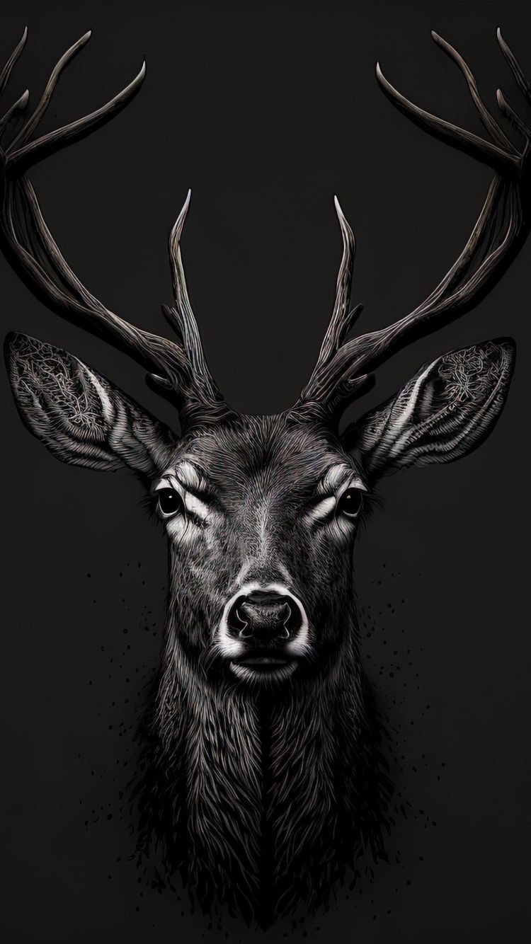 Deer Painting Wallpapers Top Free Deer Painting Backgrounds