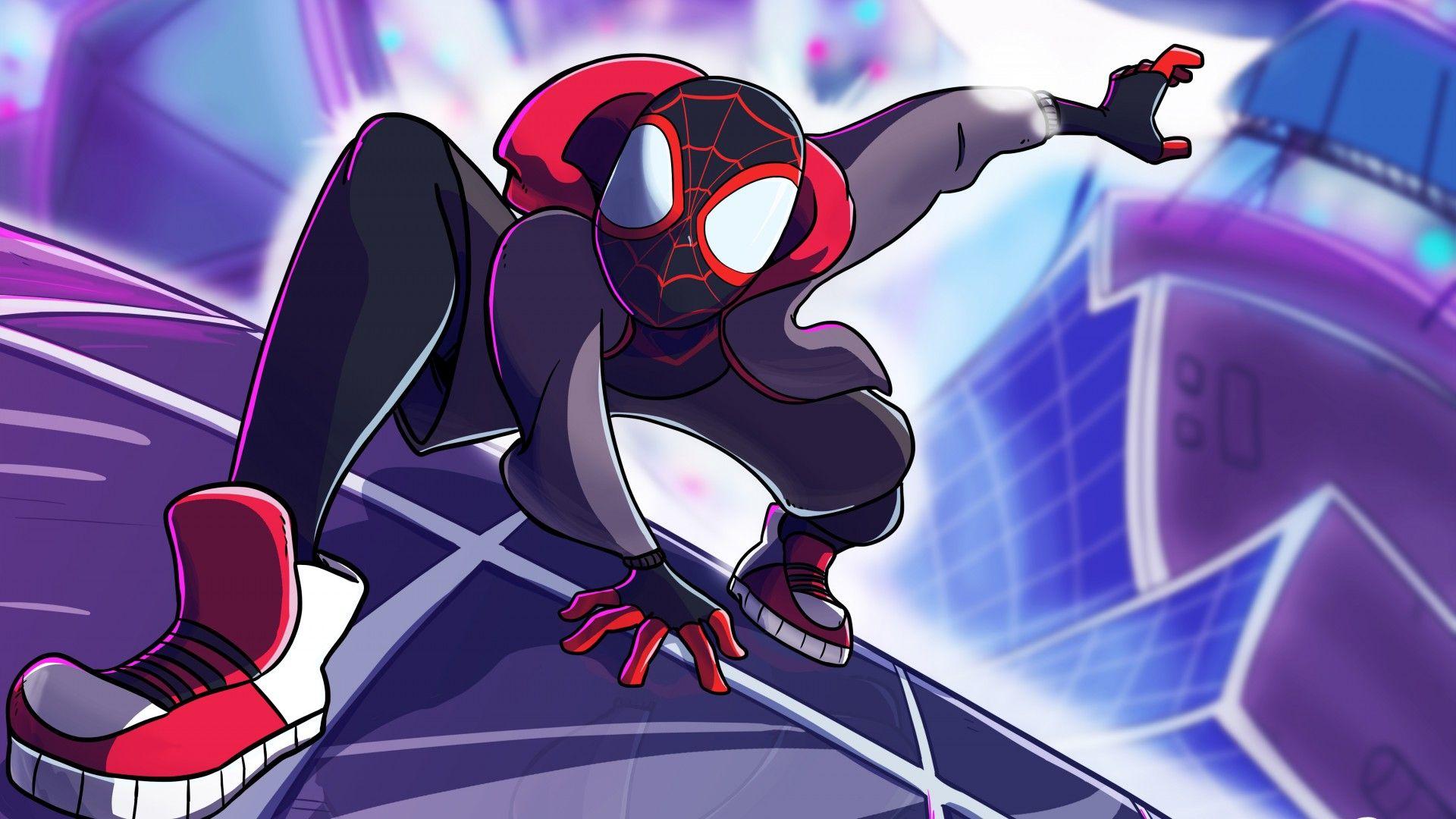 1920x1080 Spider Man Into the Spider Verse Wallpaper