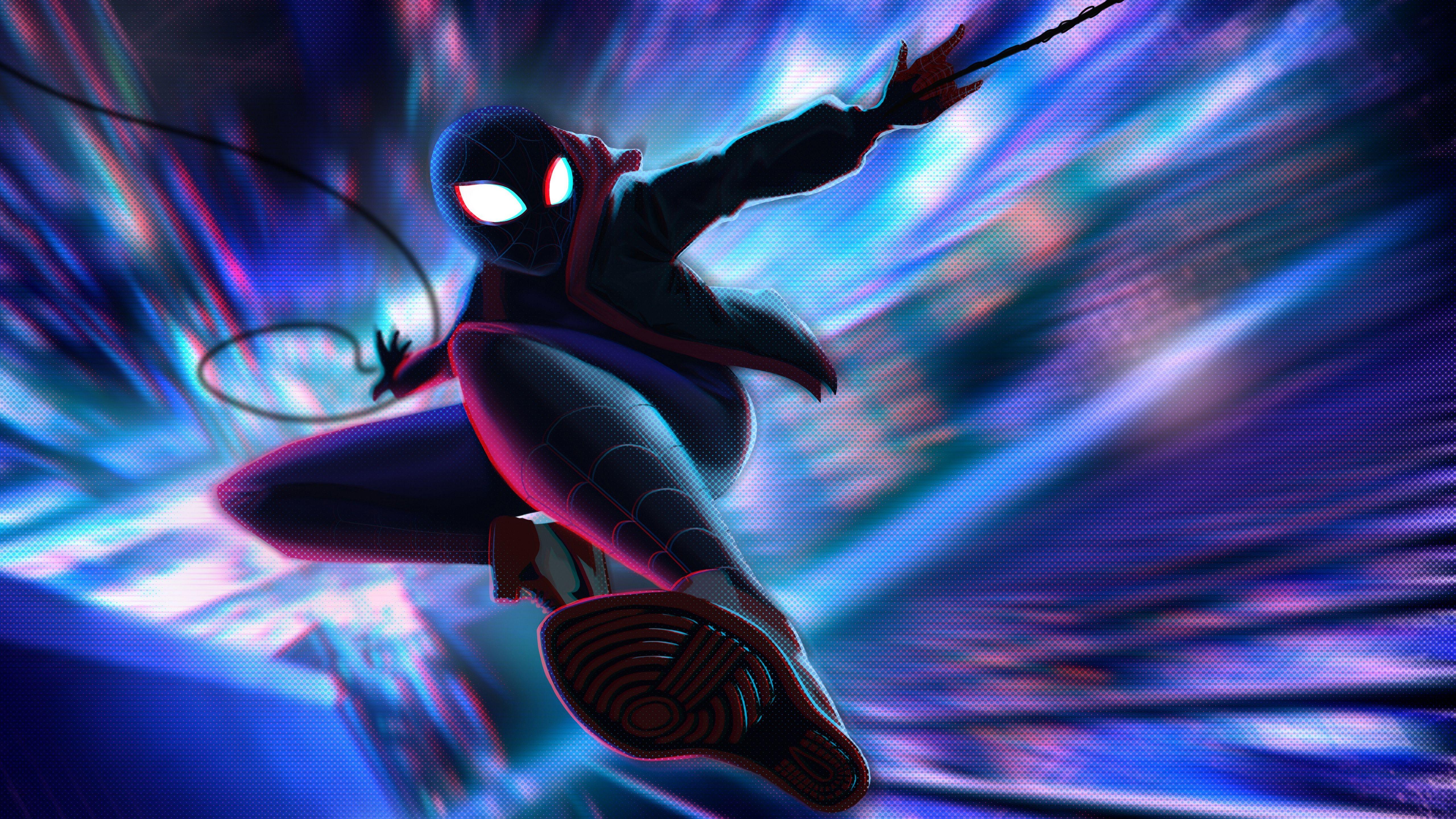 5120x2880 Miles Morales Spider Man Into the Spider Verse 4K 5K Wallpaper