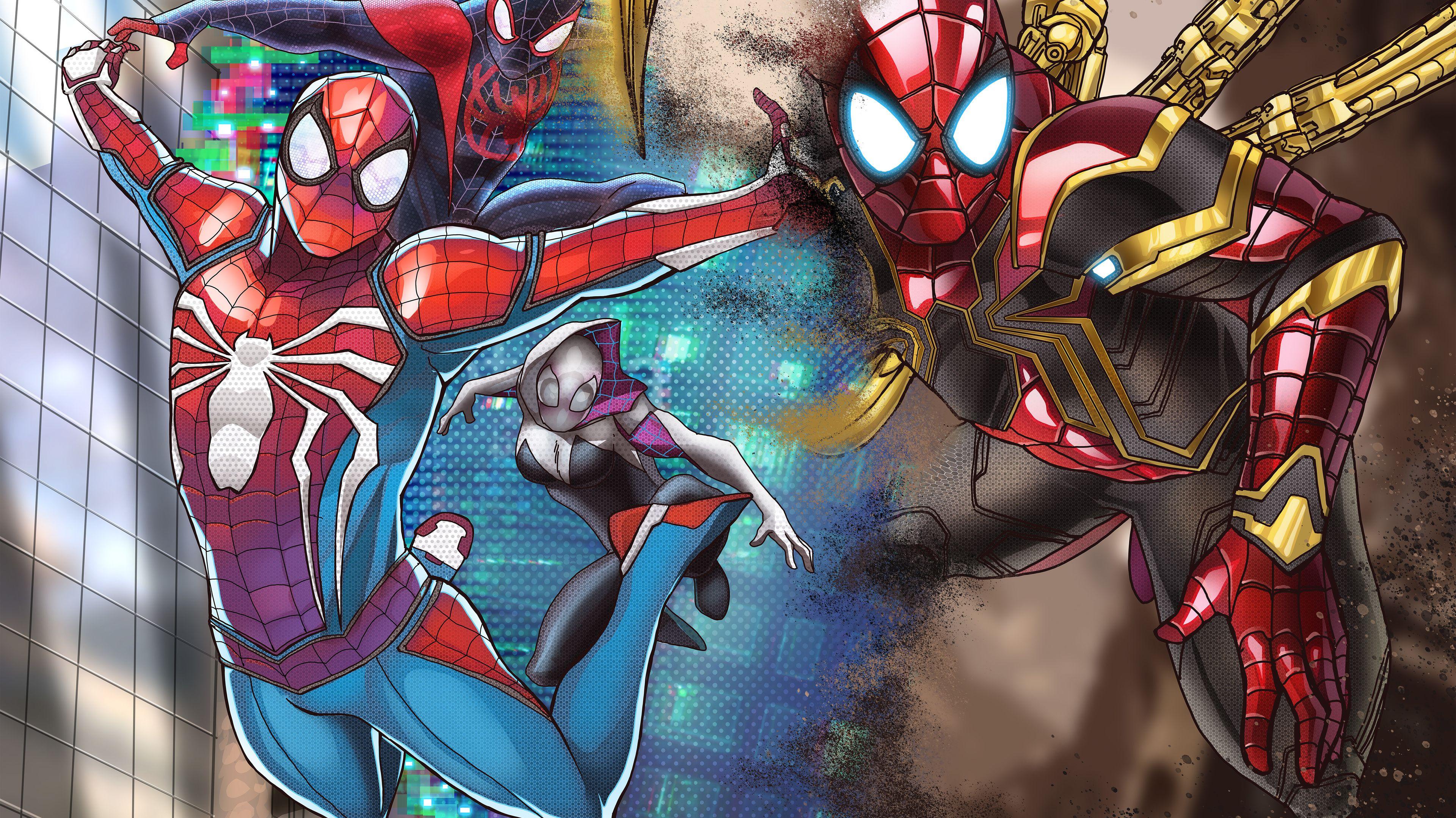 3840x2160 Wallpaper 4k Into The Spider Verse 4k 4k Wallpaper, 5k Wallpaper
