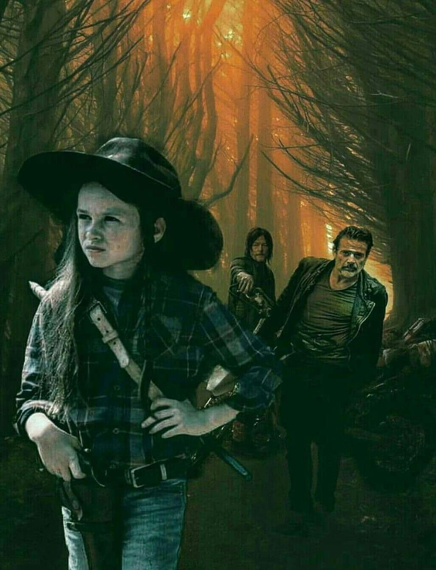 850x1110 JUDITH, DARYL AND NEGAN, judith grimes HD phone wallpaper