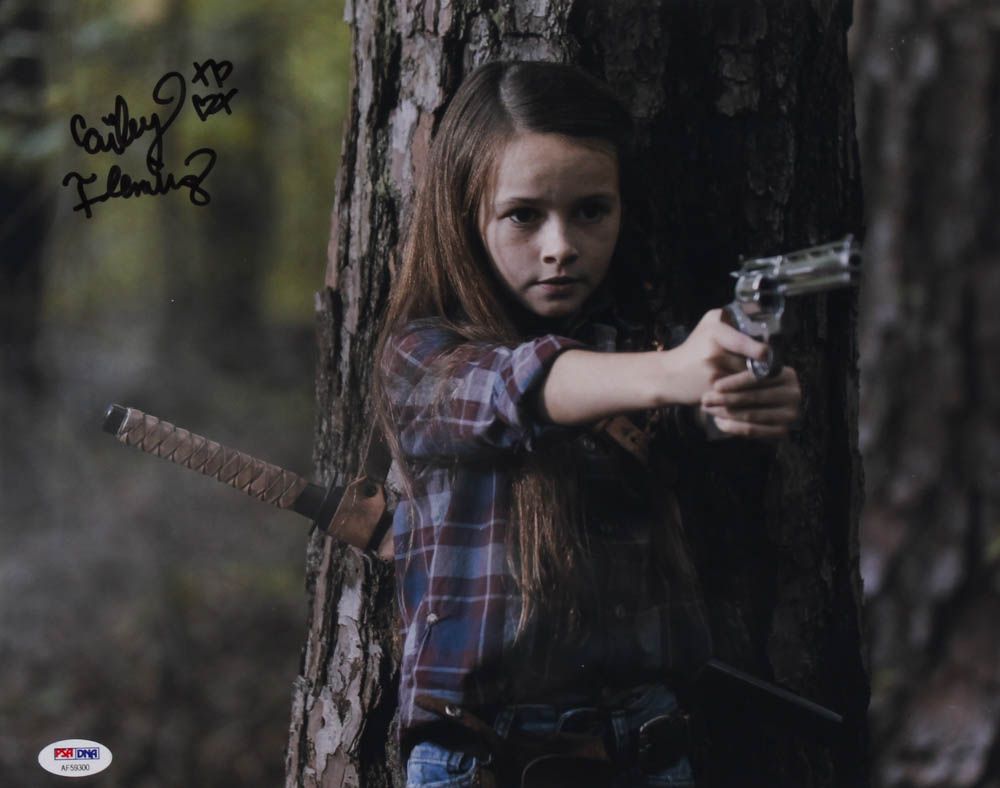 1000x788 Cailey Fleming Signed The Walking Dead 11x14 Photo (PSA Hologram)