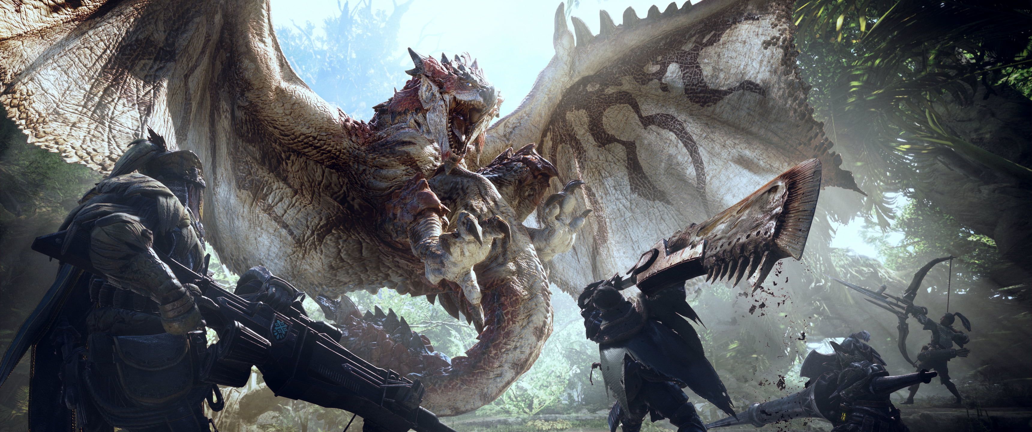 3440x1440 Ultrawide #ultra Wide Video Games Video Game Art Monster Hunter: World Monster Hunter K #wallpaper. Monster Hunter, Monster Hunter World, Monster Hunter Movie