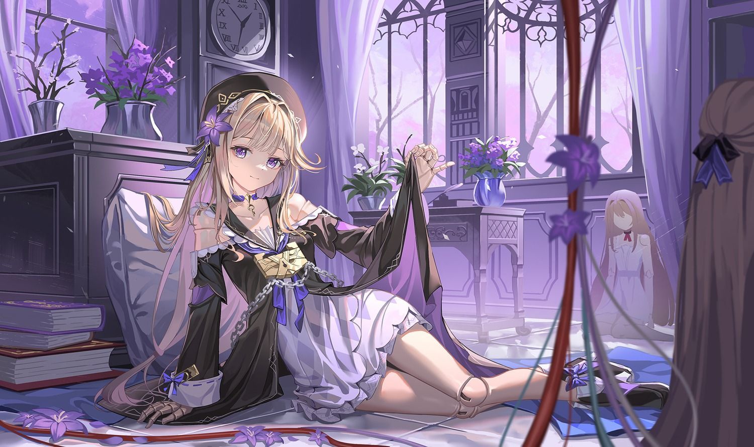 1500x890 al guang honkai: star rail herta dress