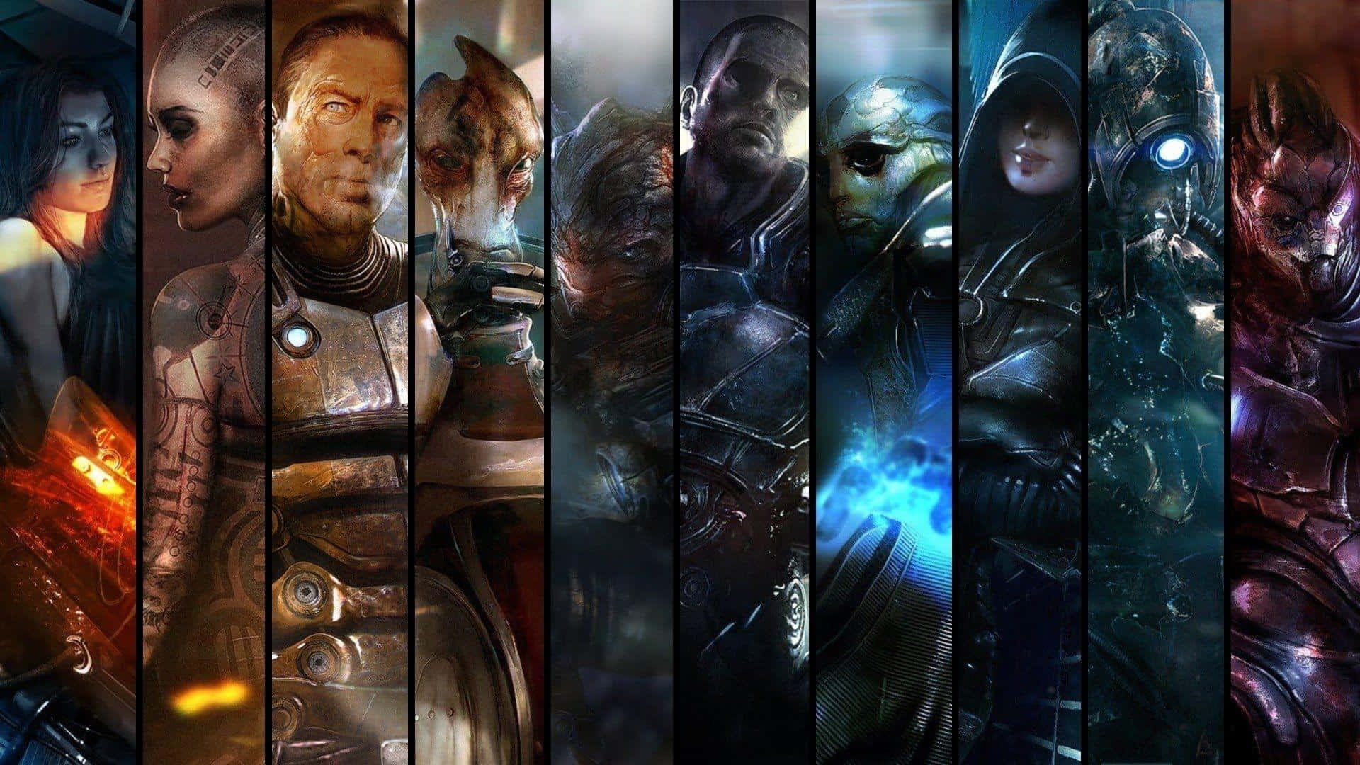 1920x1080 Mass Effect Multiplayer Wallpaper