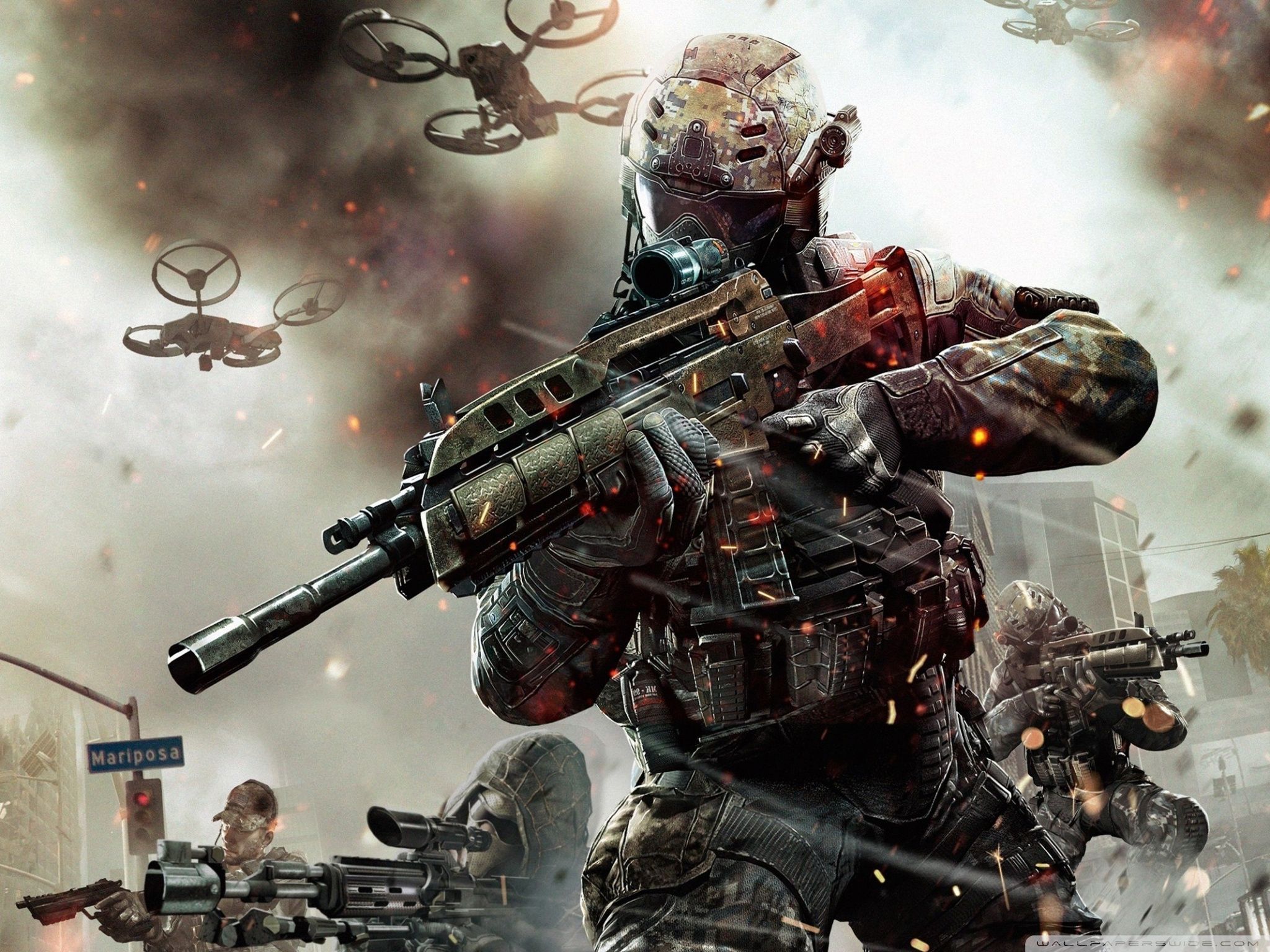 2048x1536 Call of Duty Black Ops II Ultra HD Desktop Background Wallpaper for : Tablet