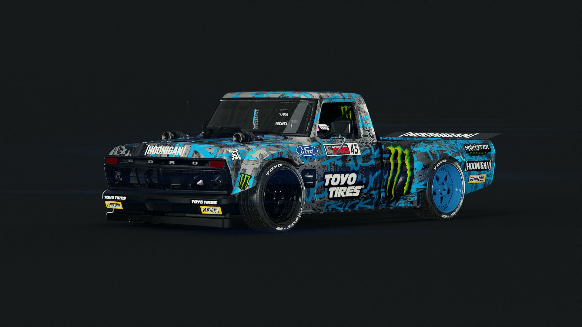 1920x1080 HOONITRUCK GRAFFITI LIVERY