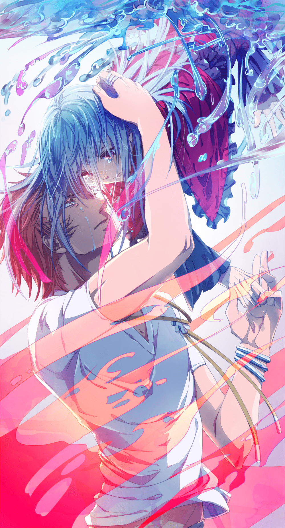 1000x1848 Riku114 imagens Anna Kushina and Mikoto Suoh HD wallpaper