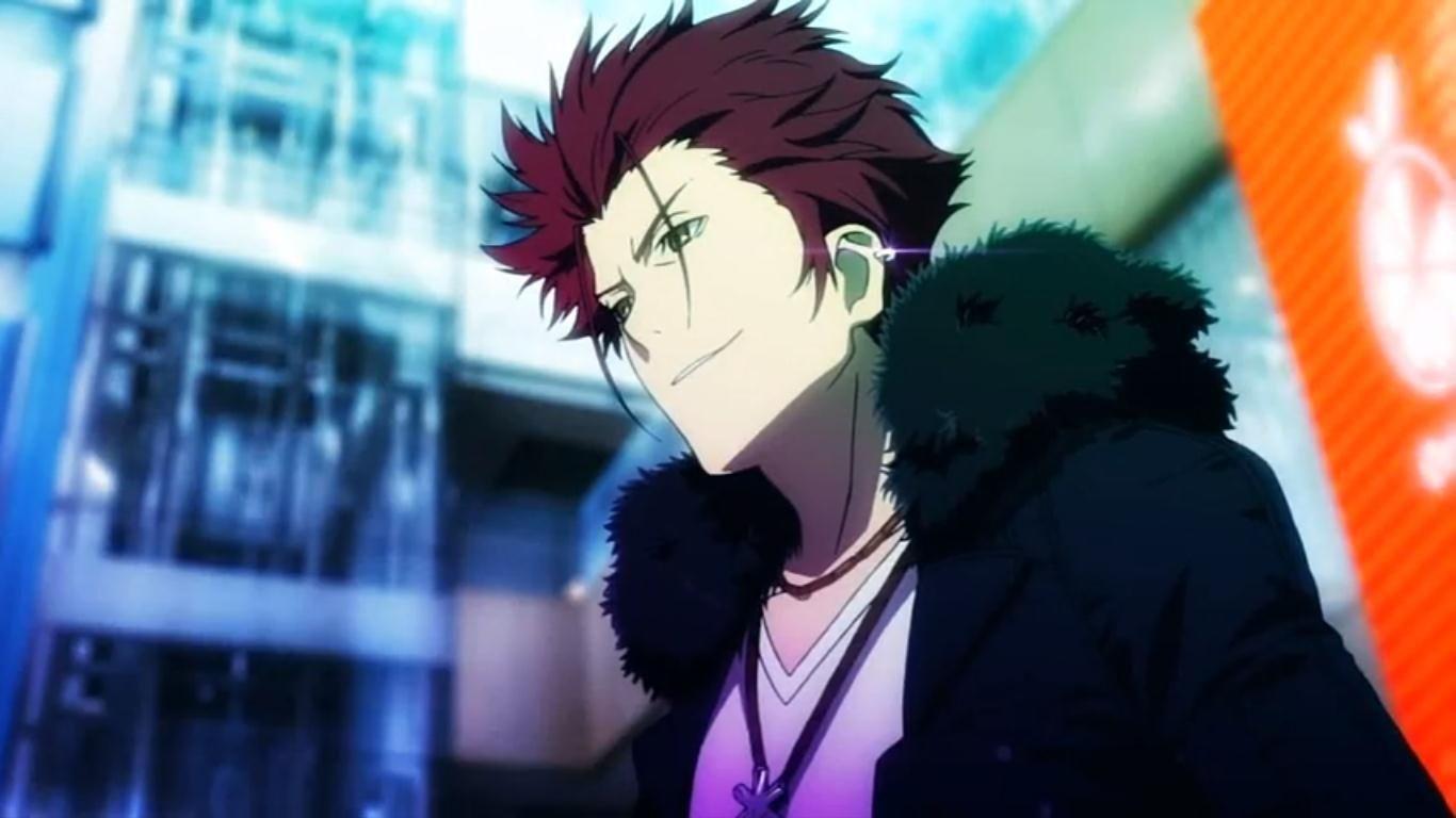 1366x768 Suoh Mikoto Anime Shelf