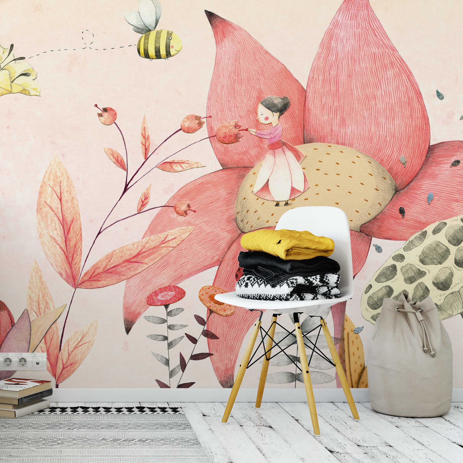 1600x1600 Children's Room Wallpaper Fairytale Thumbelina. A.S