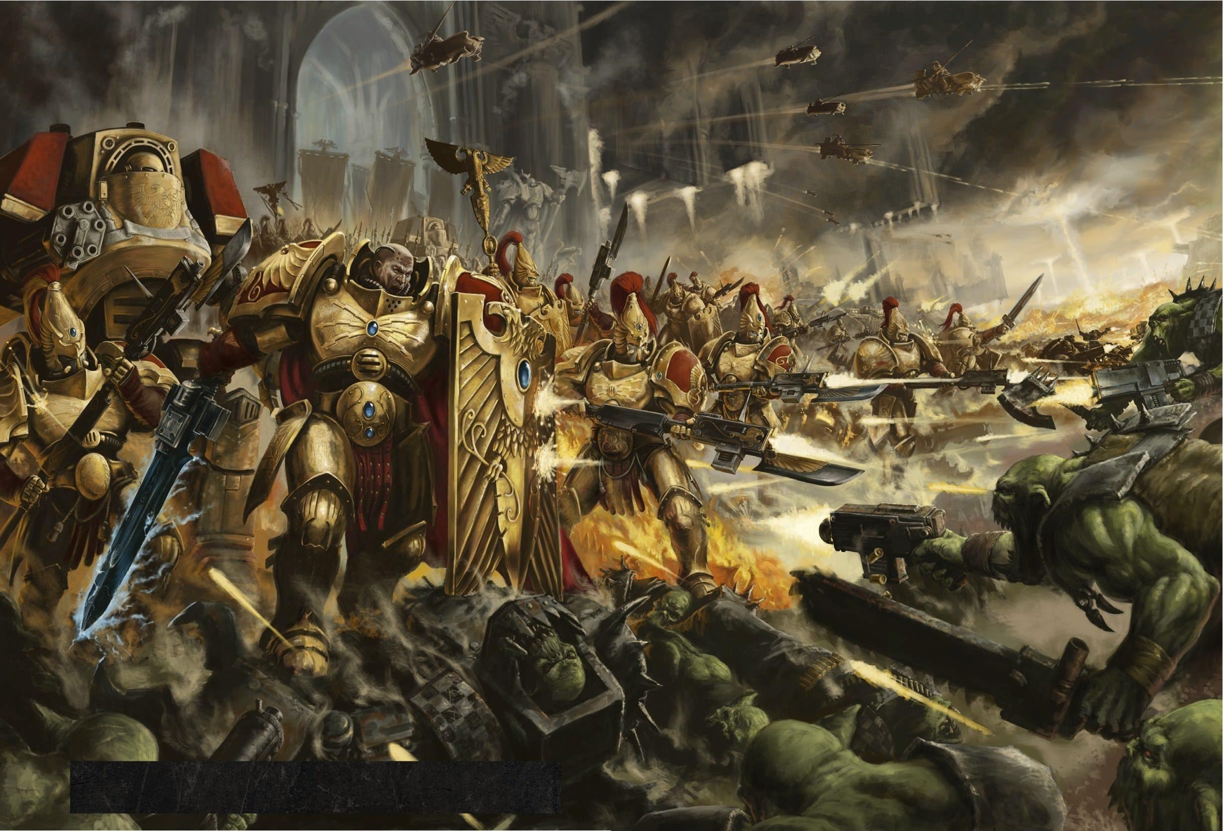 2457x1670 Warhammer 40K Wallpaper