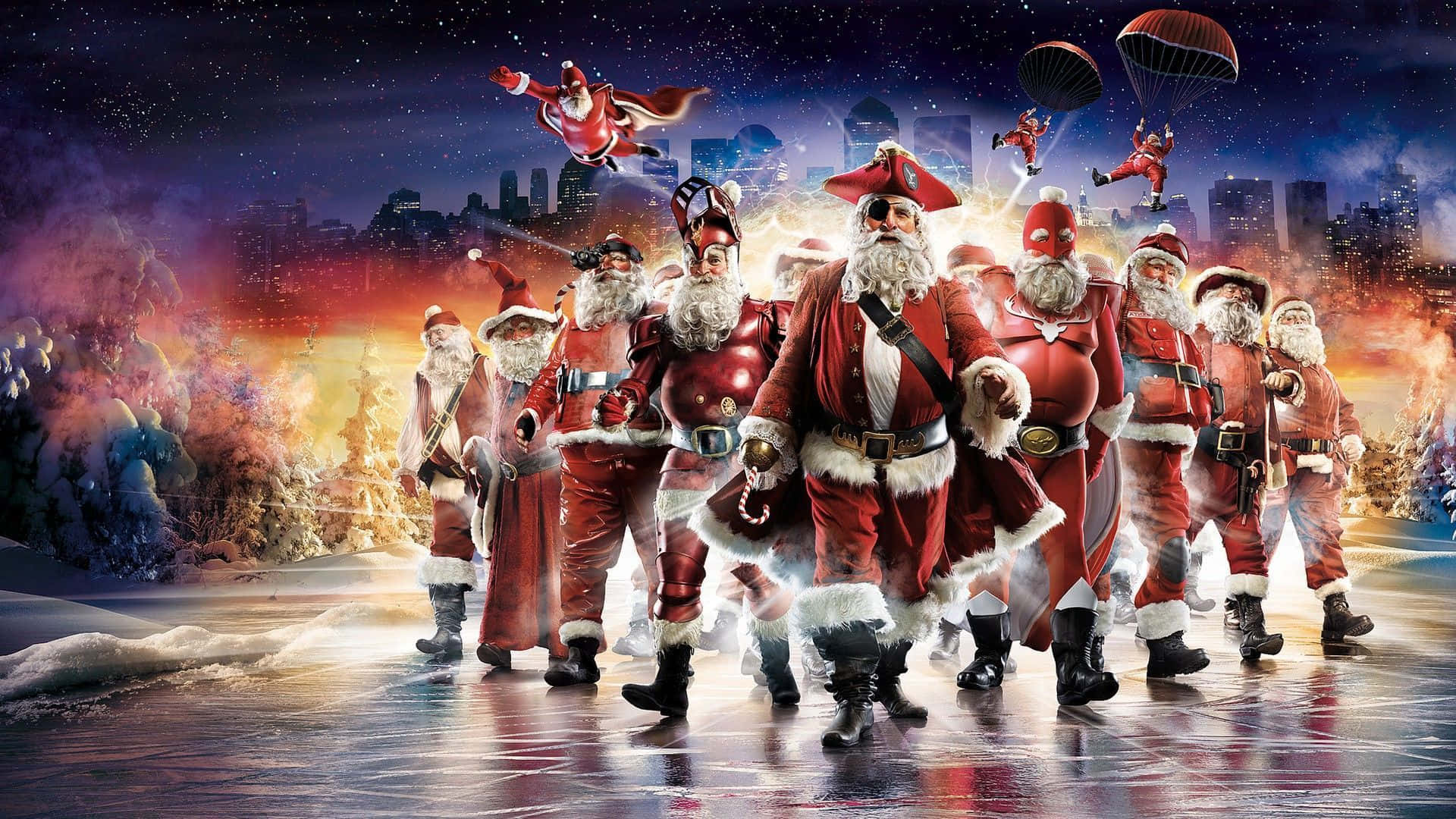 1920x1080 Download Marvel Christmas Pirates Santa Claus Wallpaper