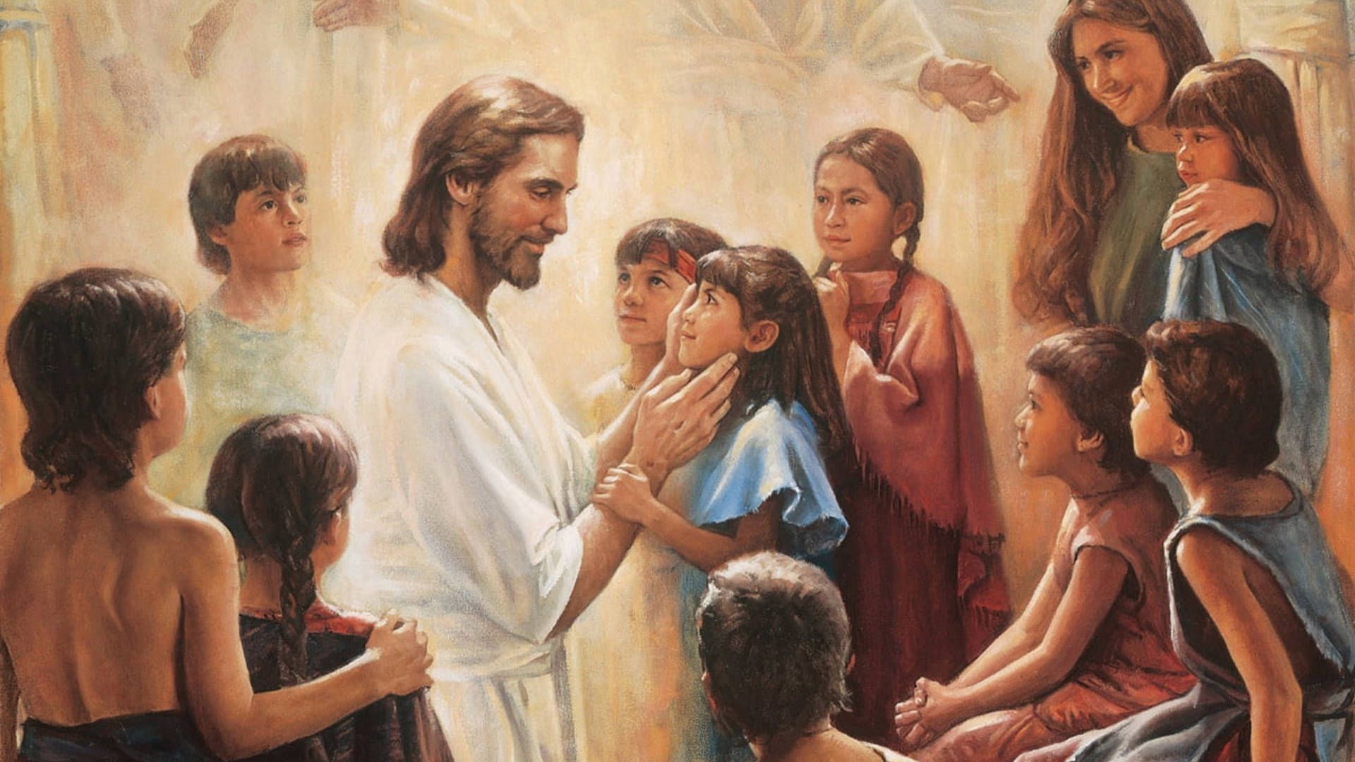1920x1080 Download Children And Jesus Desktop Wallpaper