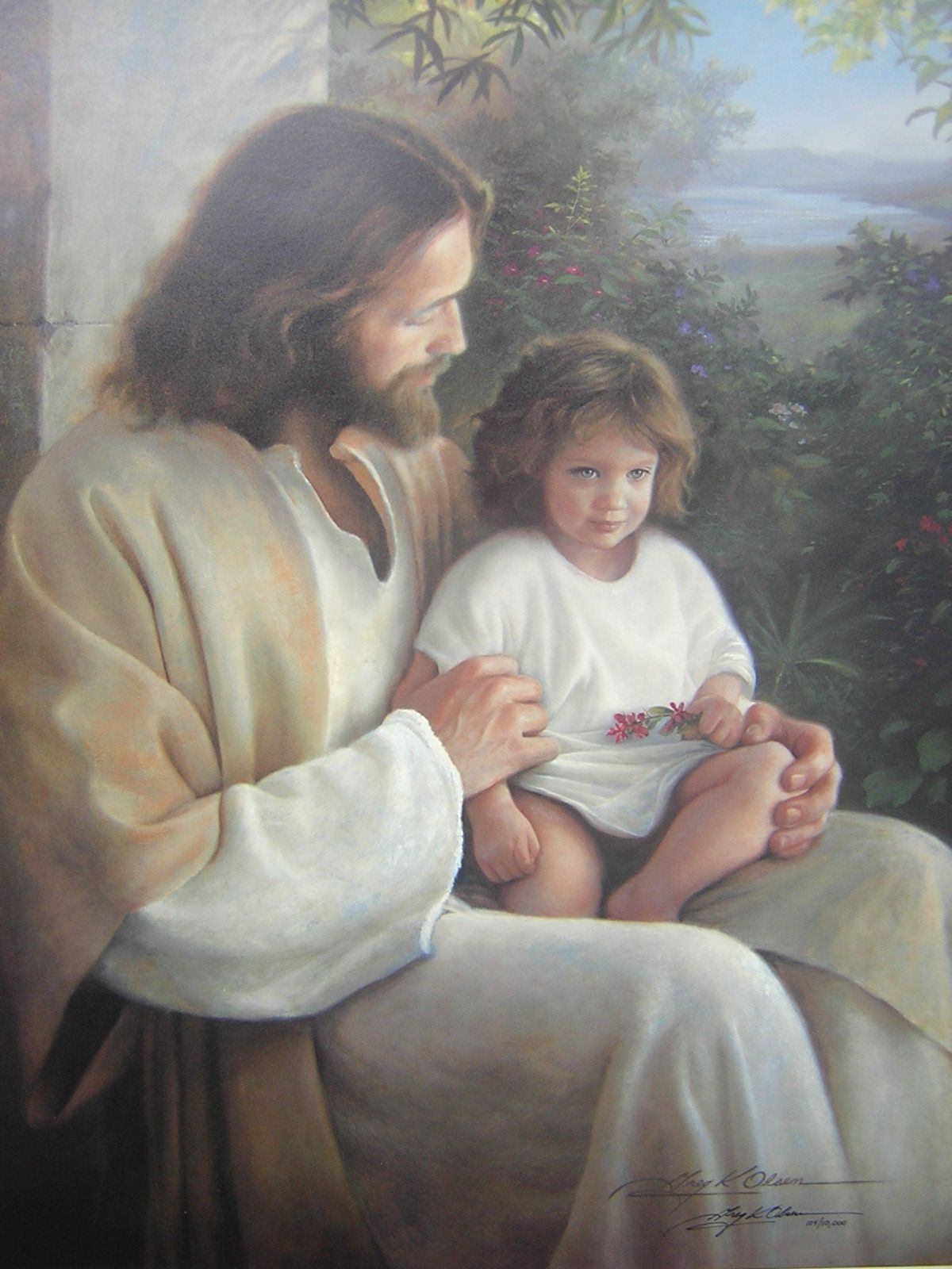 1200x1600 Jesus With Children Wallpaper