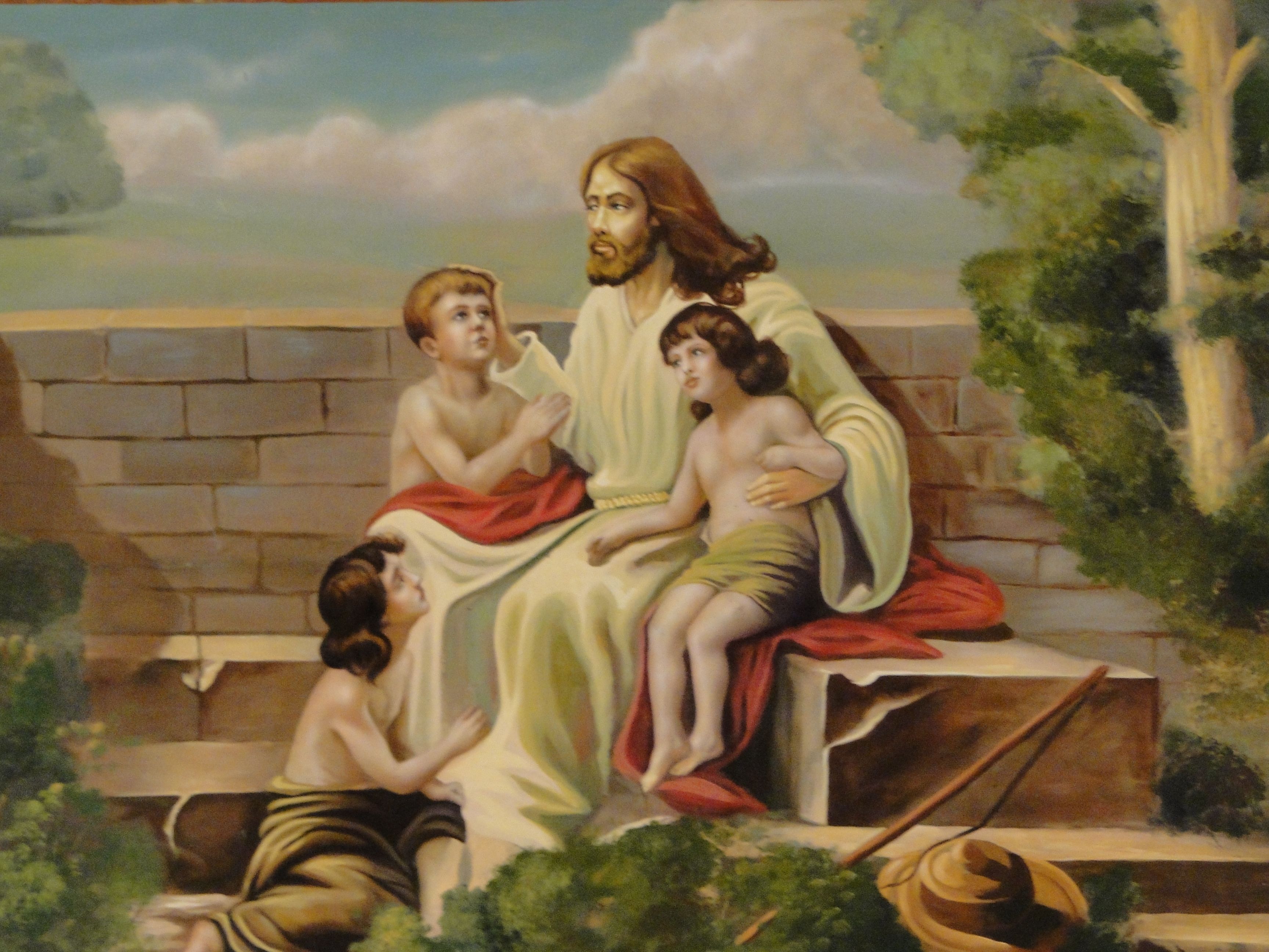 3456x2592 Jesus with Children. Welcome to Holy Family and St. Emery Parish