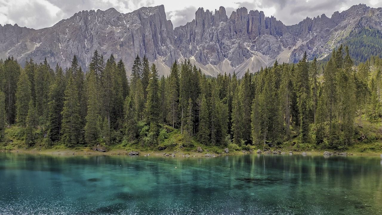 1280x720 Mountains Dolomites Forest