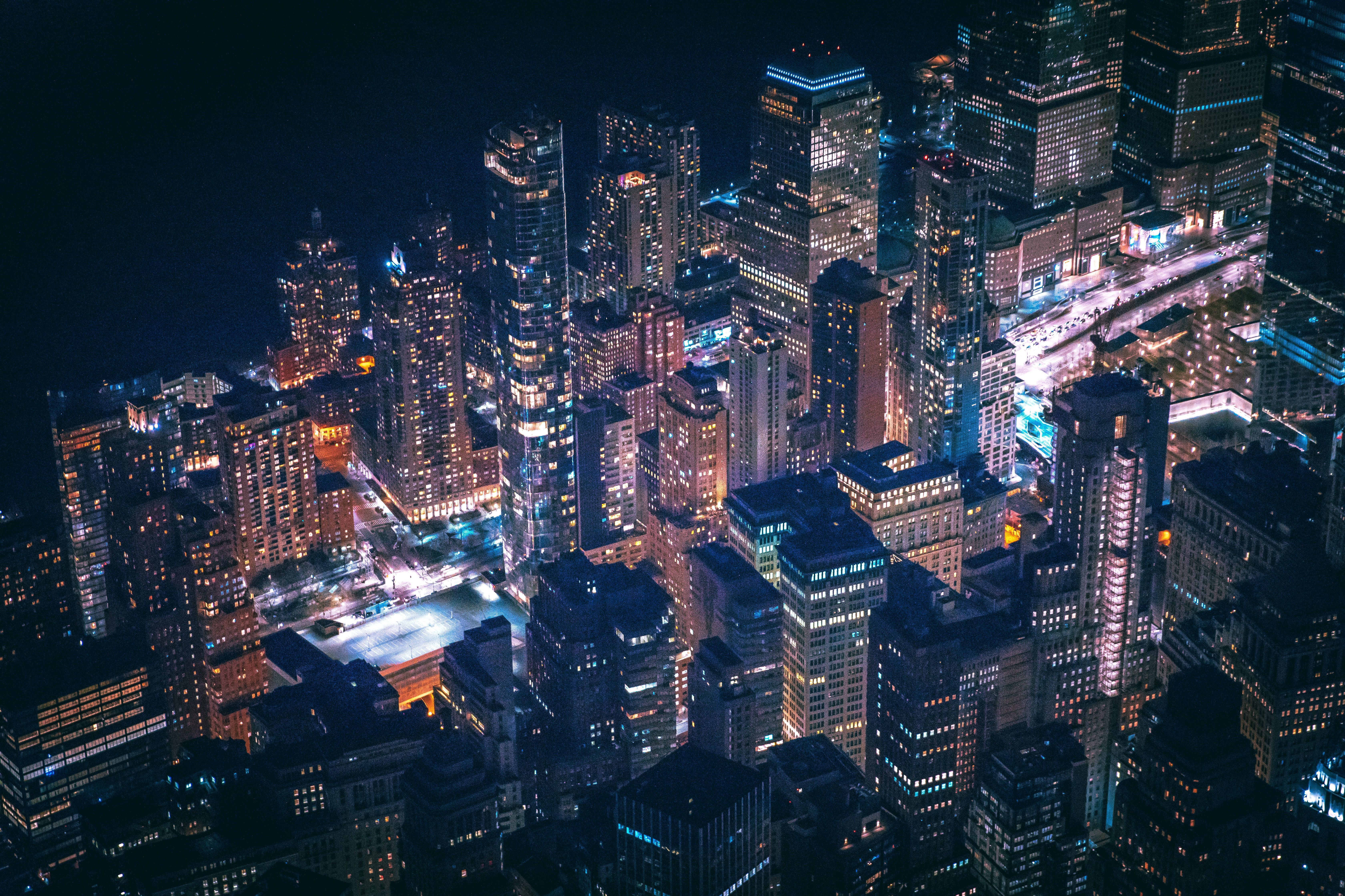 6720x4480 City Line Wallpaper