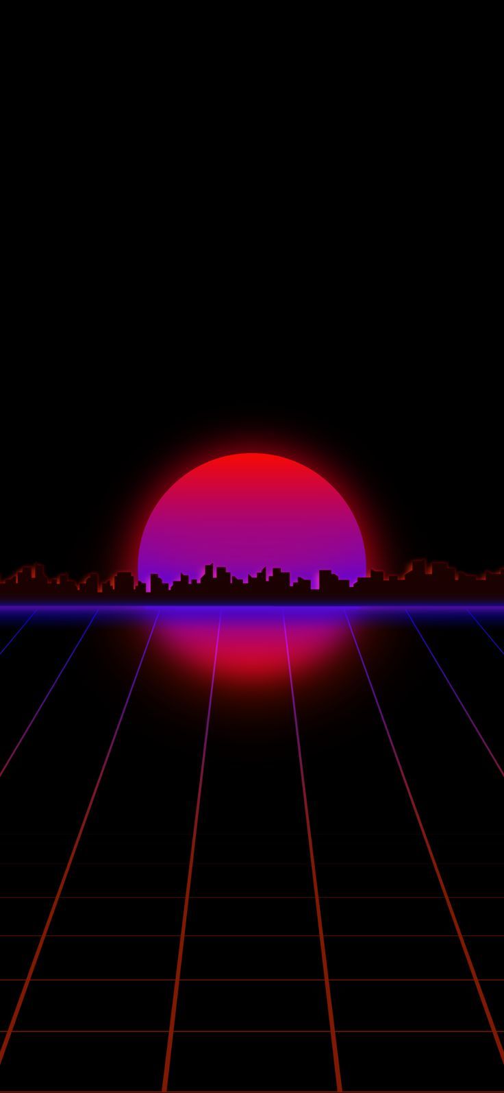 736x1594 COOL AMOLED PHONE WALLPAPER NEON CITY. Phone wallpaper, Neon background, Wallpaper
