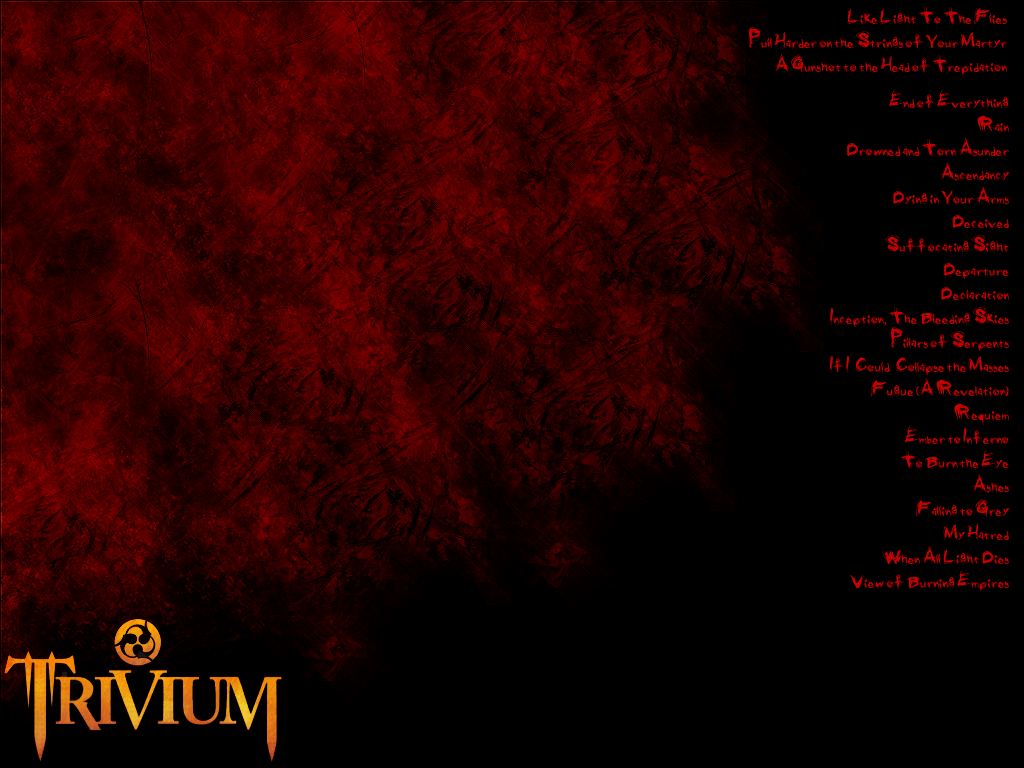 1024x768 Trivium Wallpaper 2