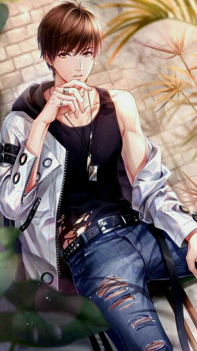 690x1227 Cool anime boy Wallpaper Download