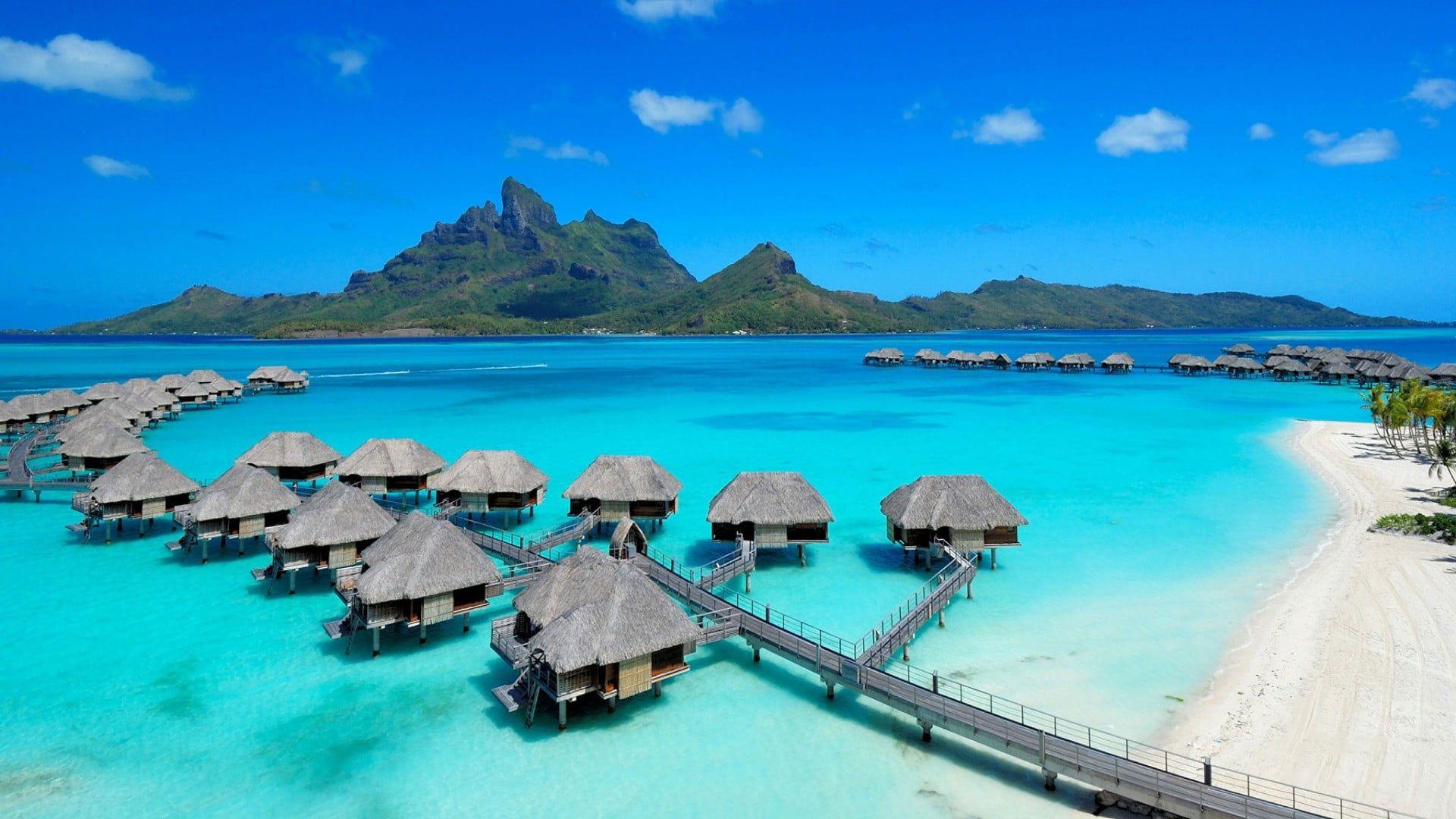 1920x1080 Maldives, landscape, Bora Bora HD wallpaper