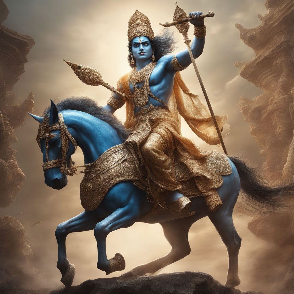 Warrior Krishna Wallpapers - Top Free Warrior Krishna Backgrounds