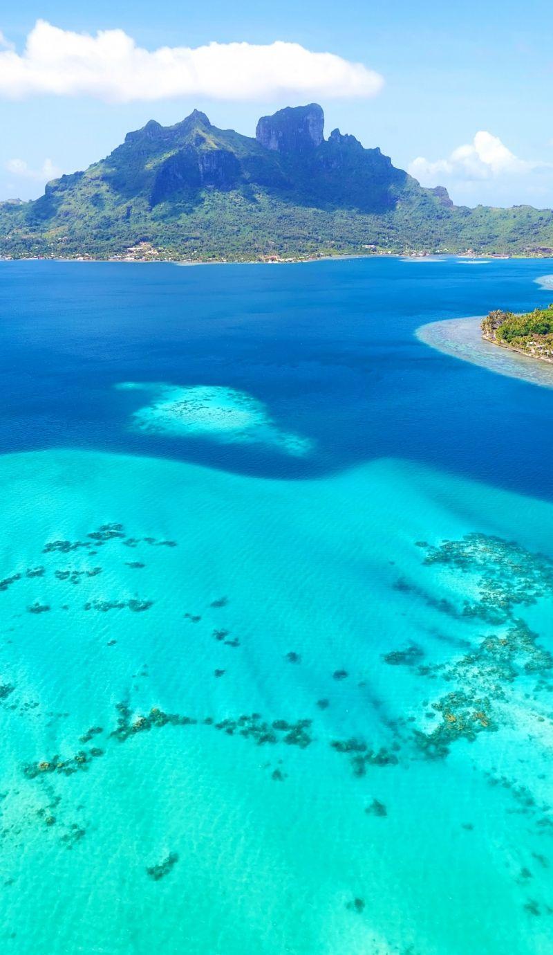 800x1380 Download Bora Bora, 4k, HD Wallpaper, France, Best Beaches In