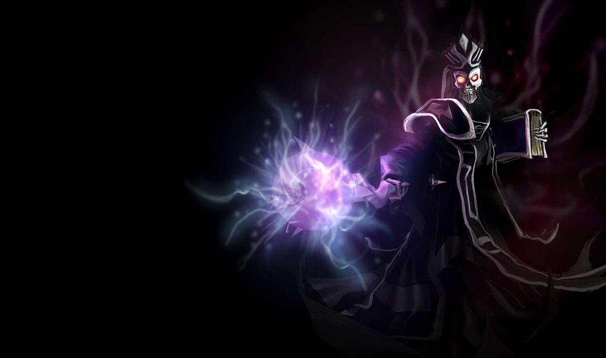 1215x717 LoL Karthus Wallpaper (Chinese + American)