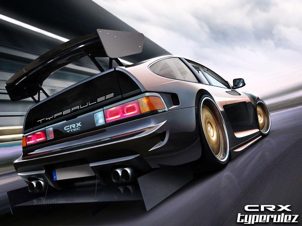 1024x768 Honda CR X Wallpaper