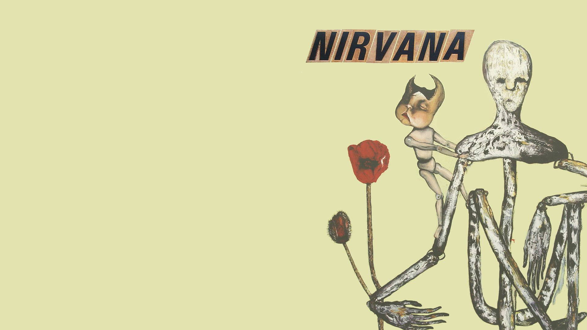 1920x1080 Download Nirvana Incesticide Album Cover Wallpaper