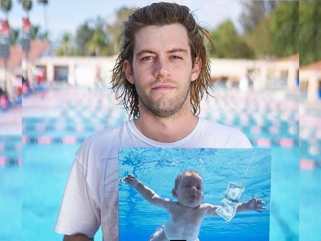 1024x768 Nirvana wins lawsuit over the image of the baby in their album 'Nevermind'