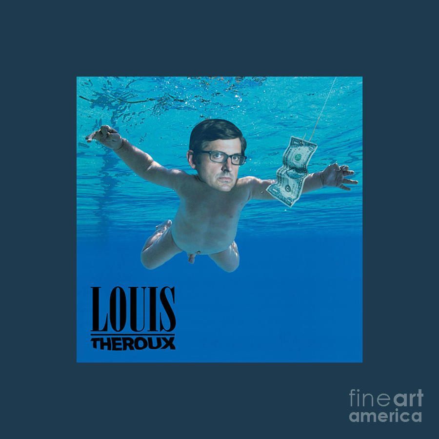 900x900 Louis Theroux Nirvana Nevermind Album Cover Digital Art by Christopher D Dunne