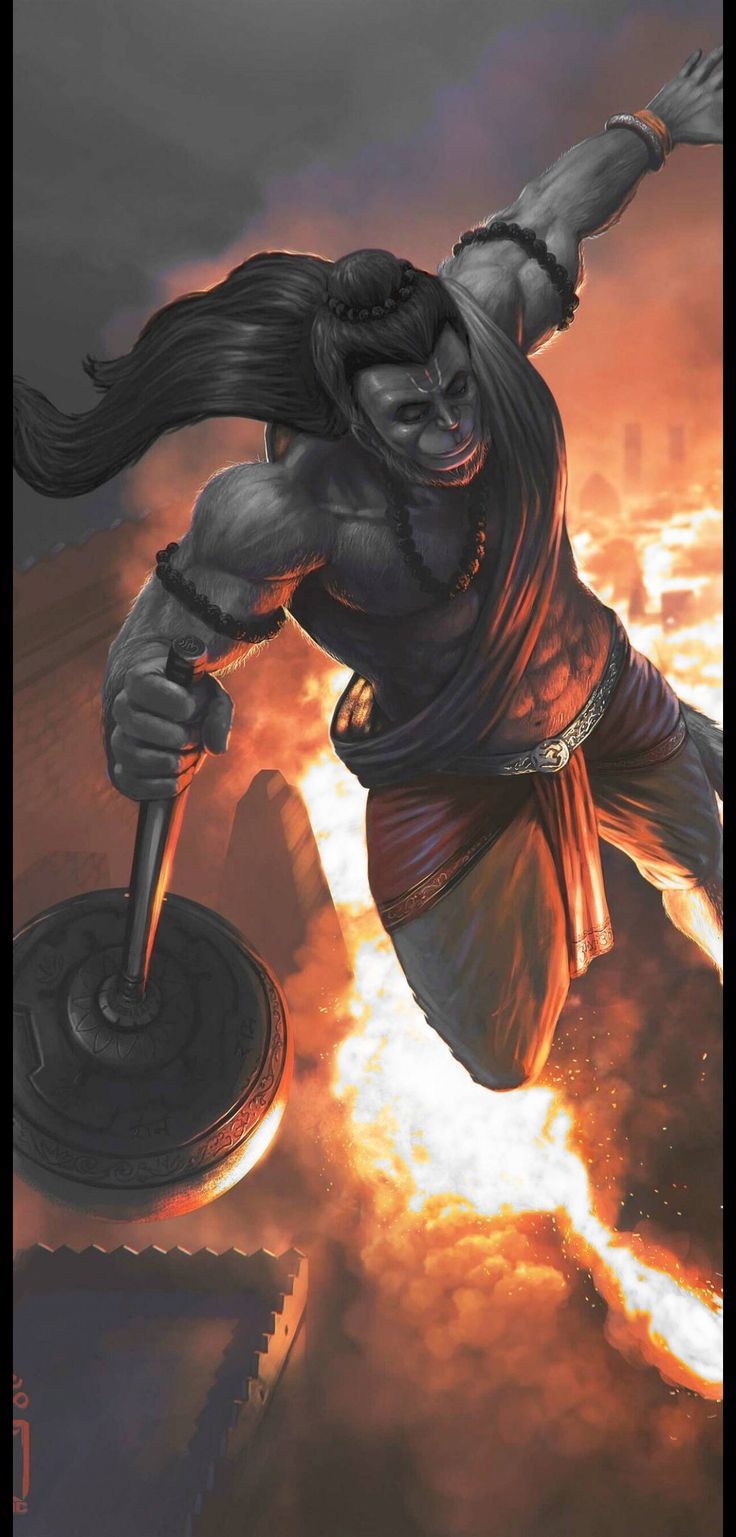 736x1537 Art. Hanuman HD wallpaper, Hanuman wallpaper, Hanuman ji wallpaper