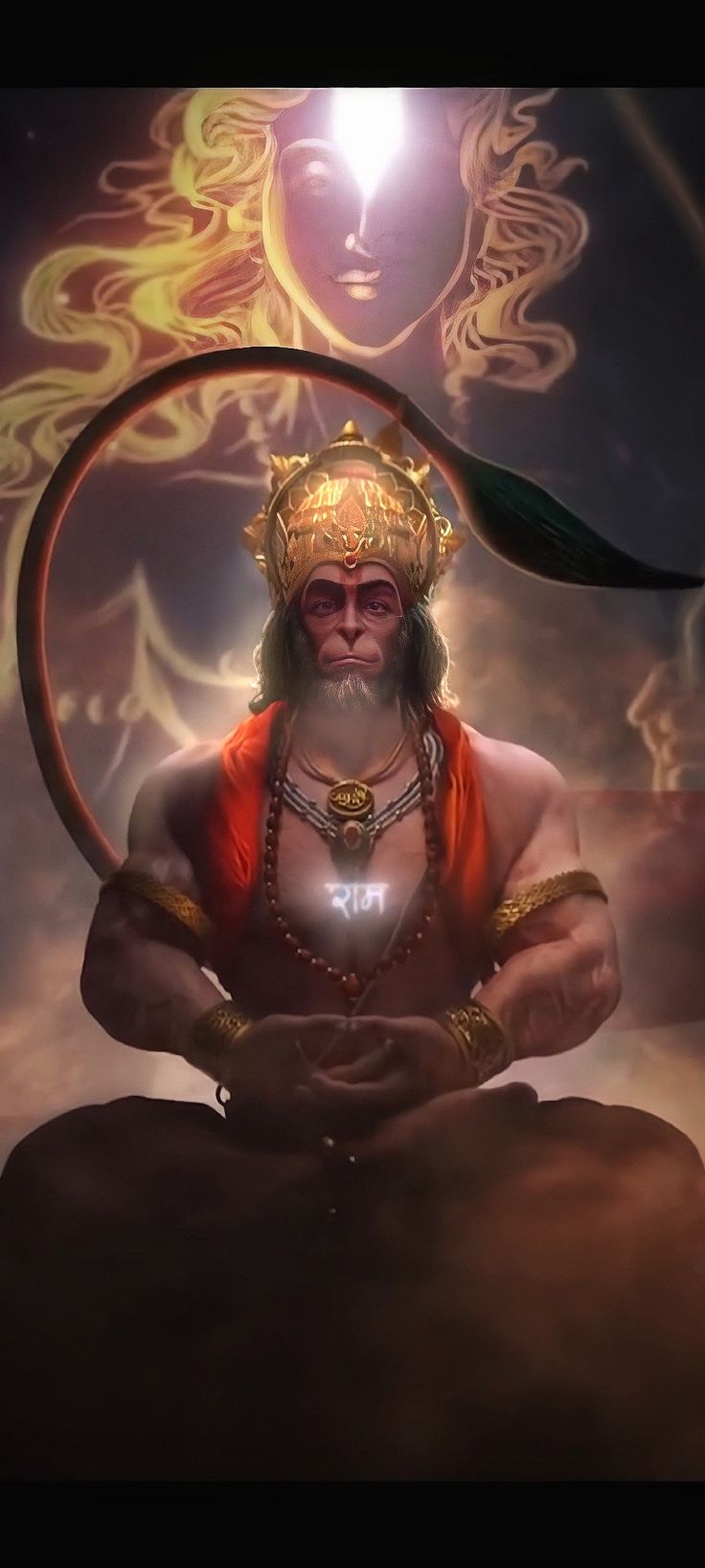 736x1637 HANUMAN 4K WALLPAPER ❤️