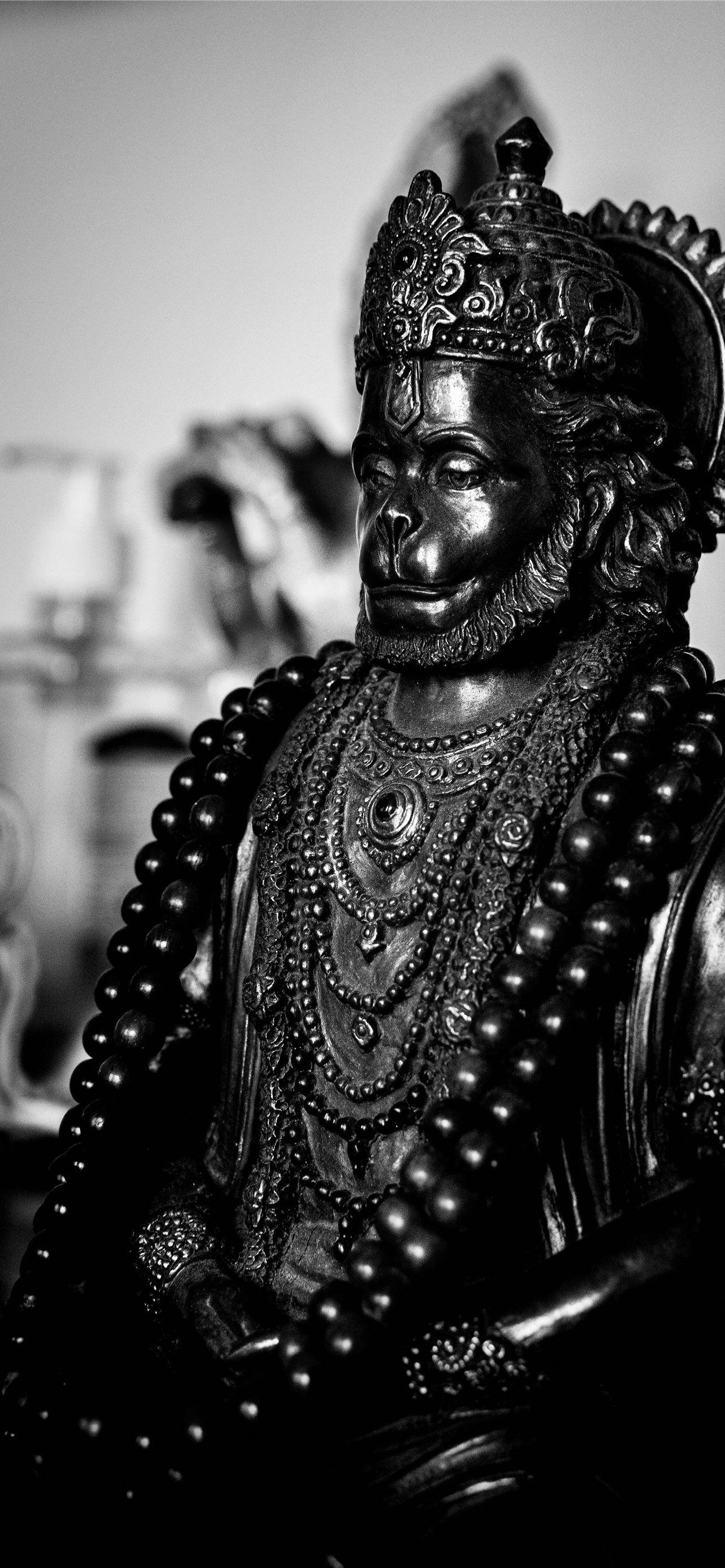 1284x2778 Dark Hanuman Wallpaper