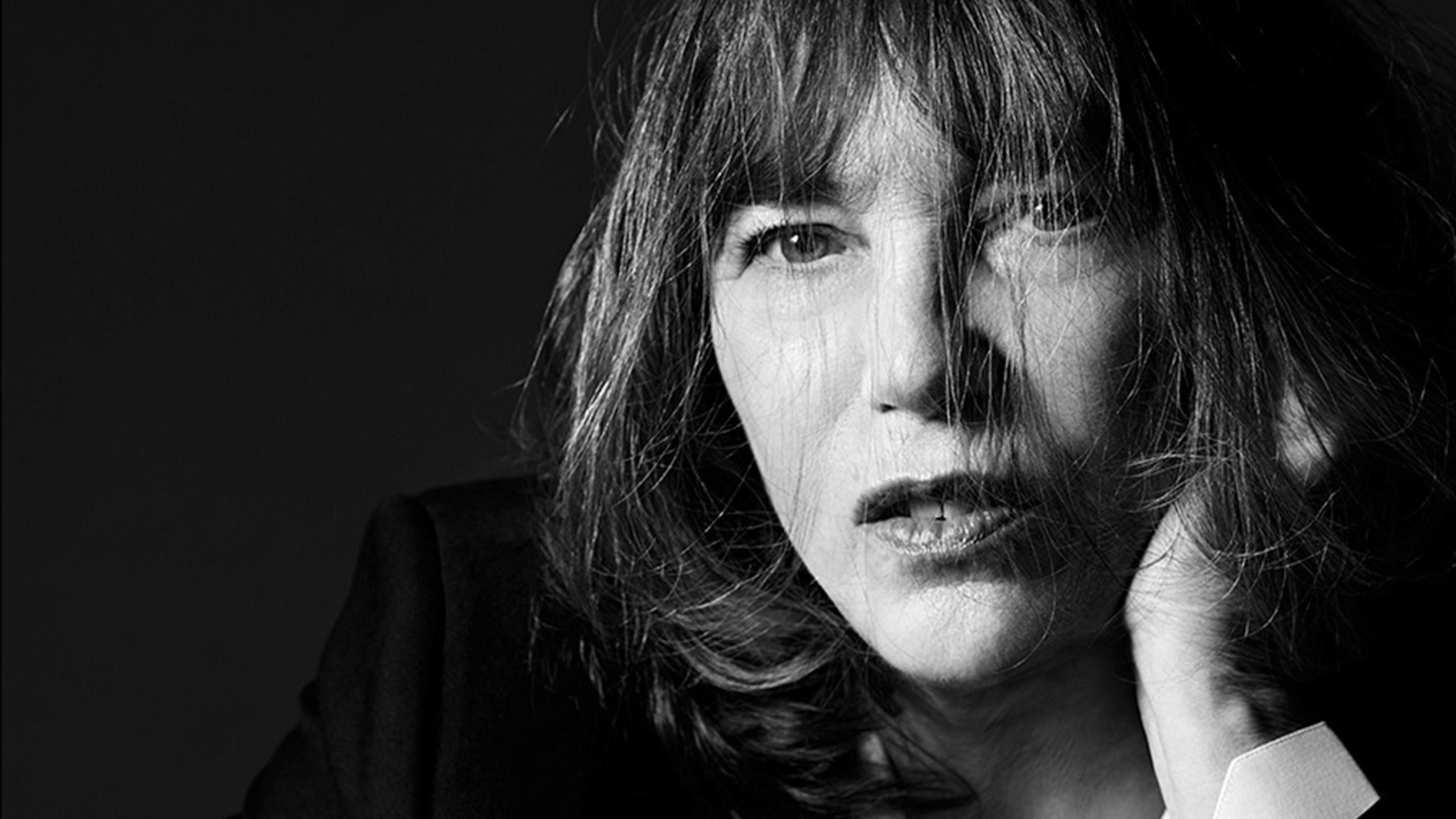 2560x1440 Jane Birkin for Saint Laurent