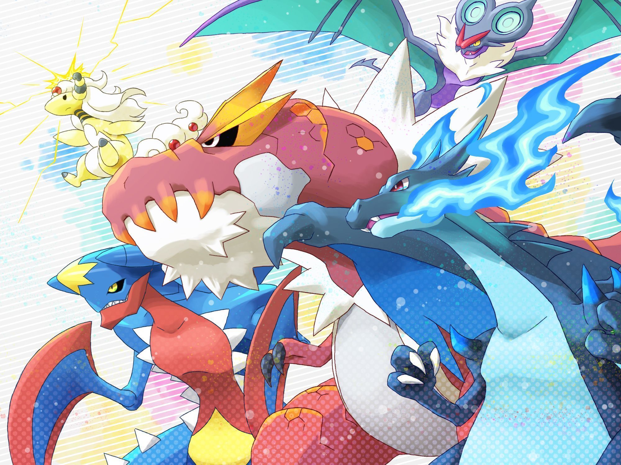 2000x1500 Tyrantrumémon Anime Image Board
