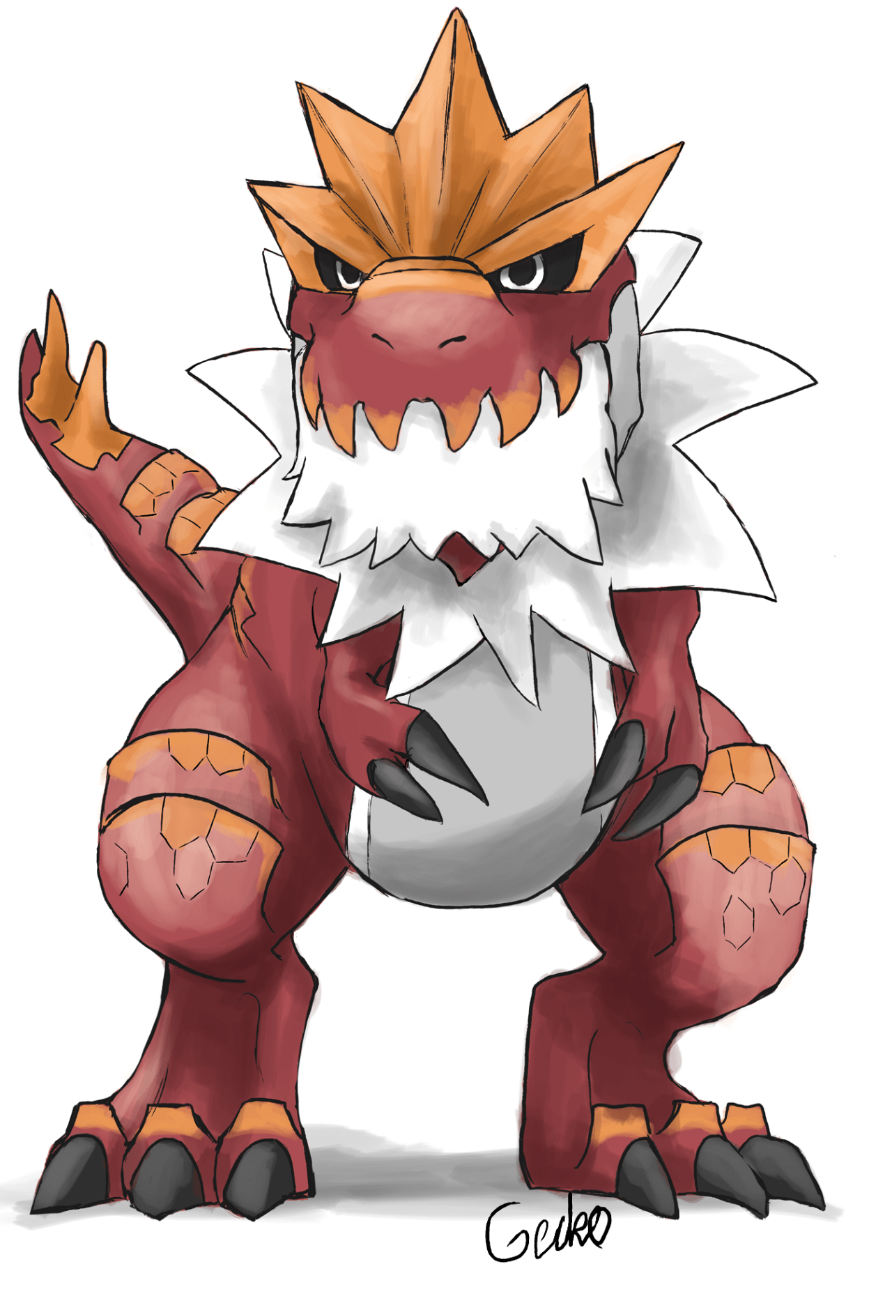 1280x1856 Tyrantrum. Pokémon