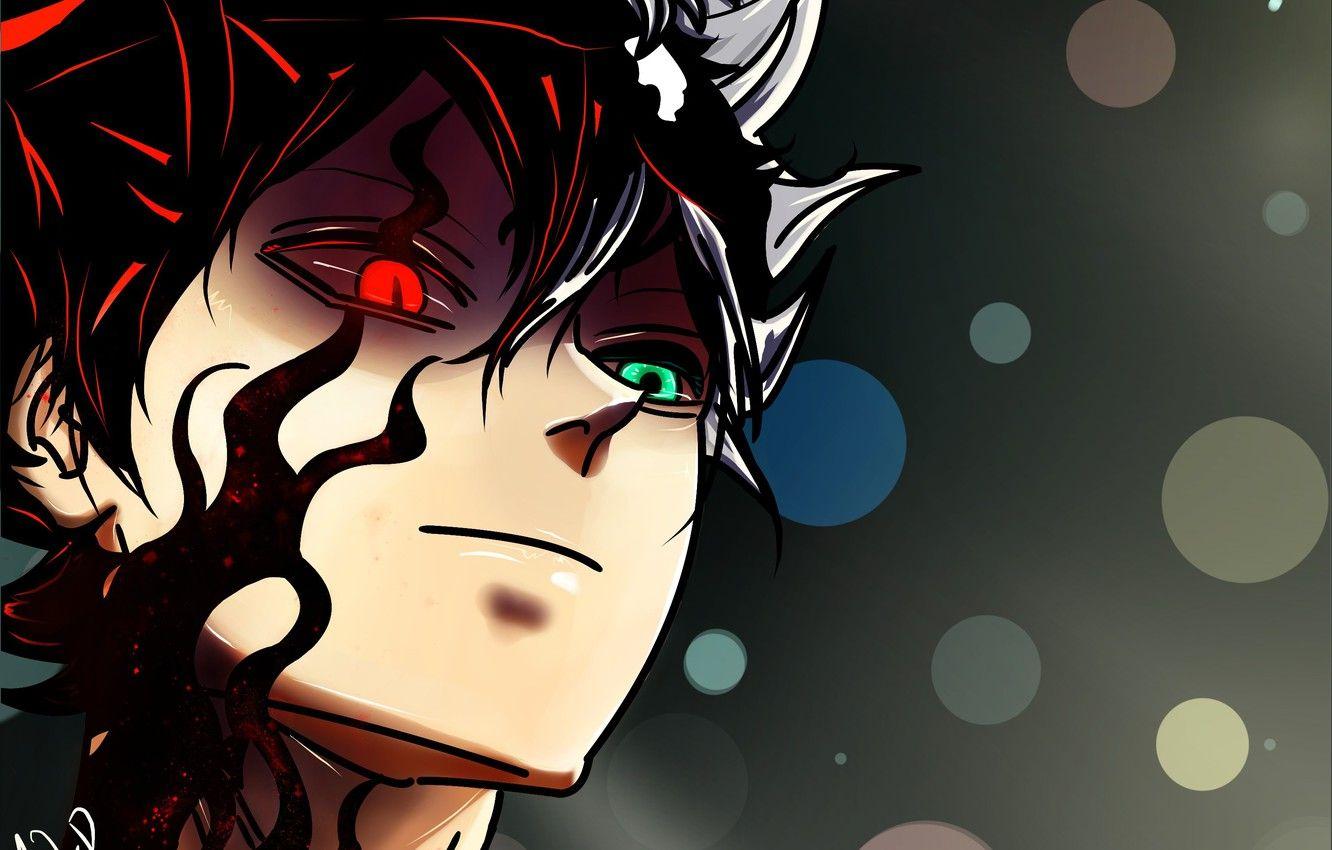 1332x850 Wallpaper sword, weapon, anime, boy, ken, blade, manga, oni, mahou