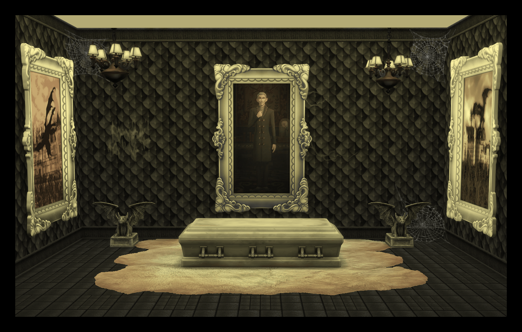 1715x1093 Draconian Walls and Paneling Sims 4 Build / Buy