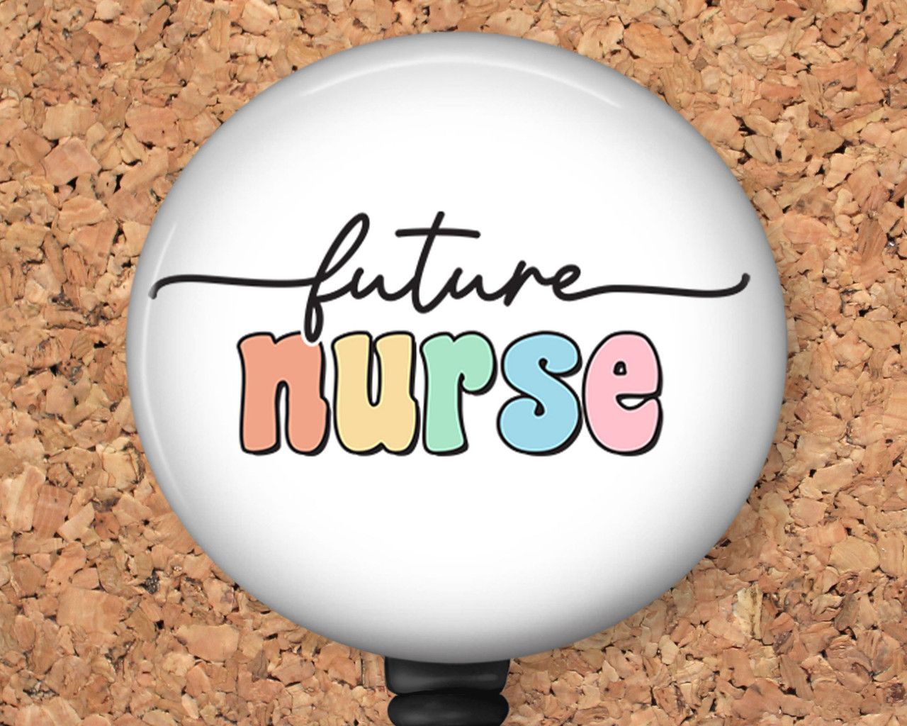 1280x1024 Future Nurse Retractable ID Badge Reel, Lanyard, or Carabiner Badge Patch