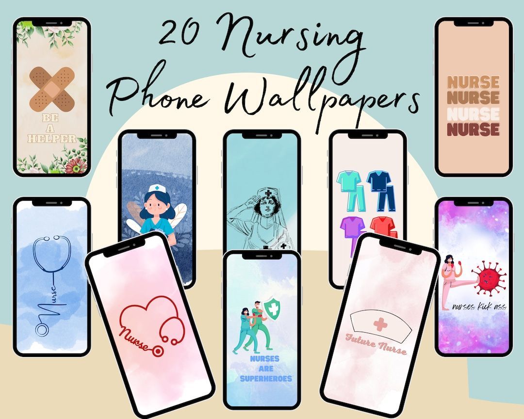 1080x864 Phone Background Nurse Theme Phone Wallpaper RN iPhone