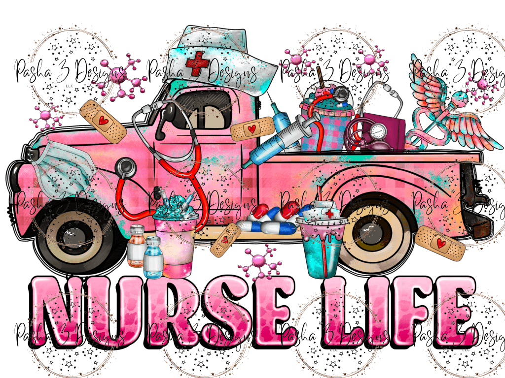 1024x768 Nurse Life Heat Transfer