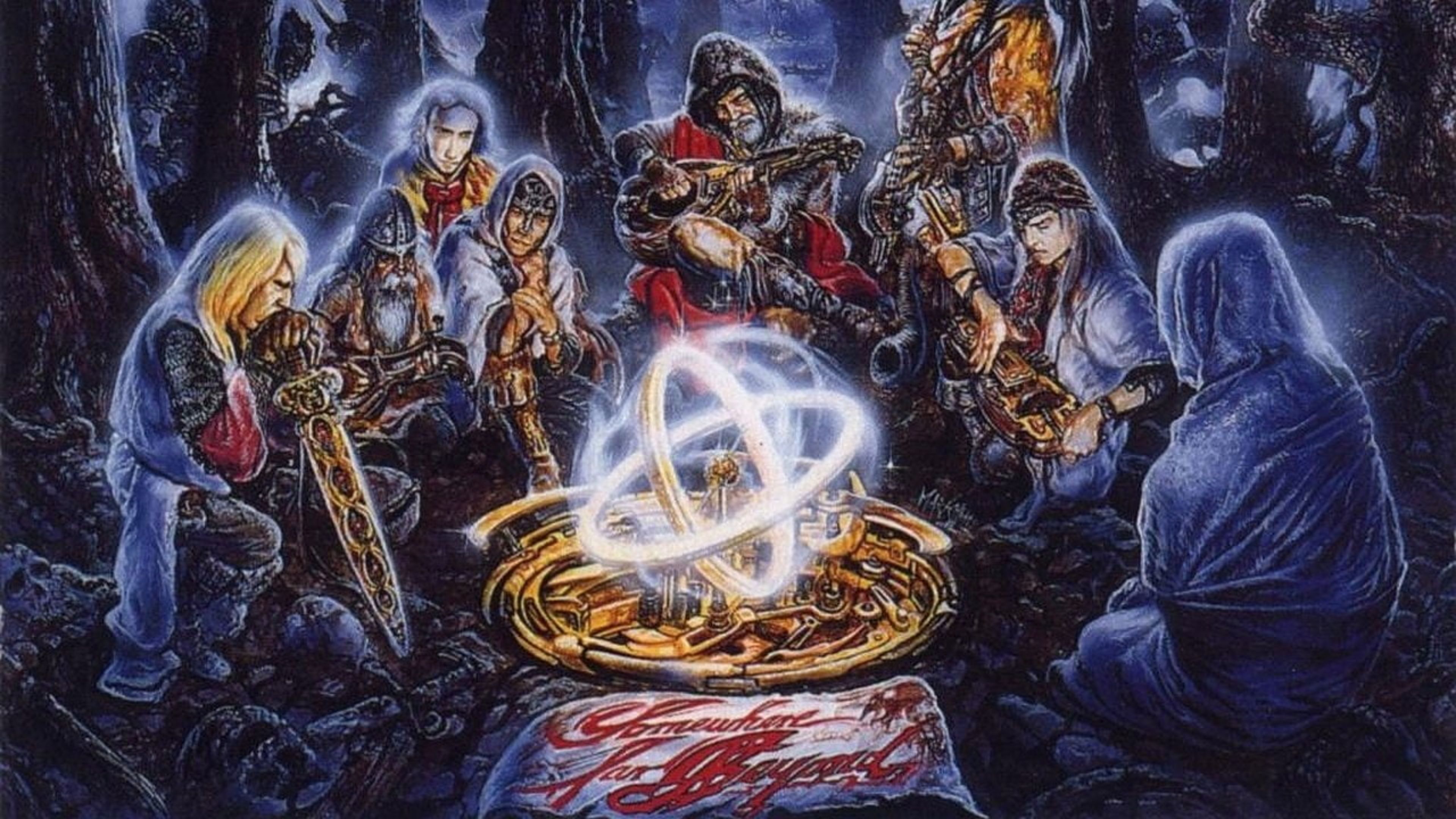 3840x2160 3840x2160px. free download. HD wallpaper: Blind Guardian, band, album covers, metal band, power metal. Power metal, Album covers, Metal bands